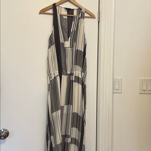Club Monaco striped silk dress